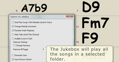 Jukebox plays all songs in a selected folder.