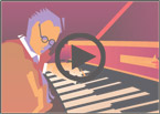 Modern Jazz Pianist Video