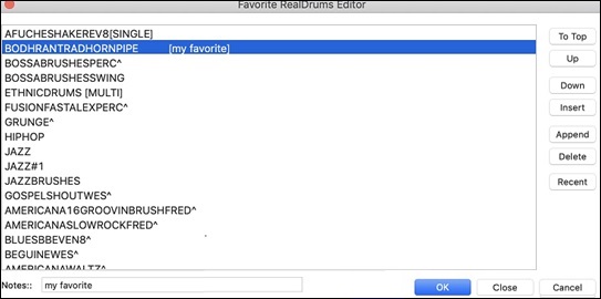 Favorite RealDrums Editor